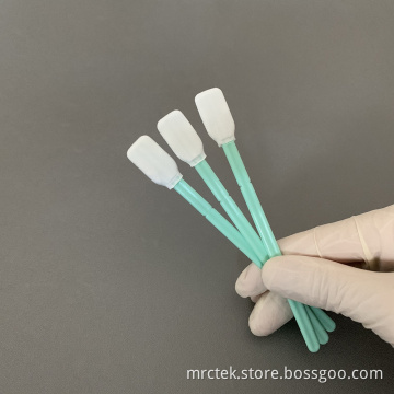 MPS-712 Flat Rectangular Head Cleanroom Polyester Swab